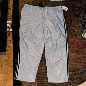 Starter Deadstock Vintage Gray Track pants 2XL with Relaxed Fit